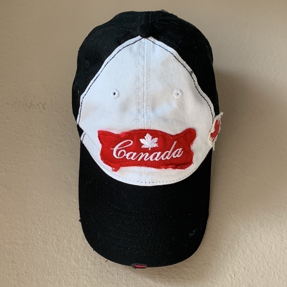Distressed Canada Trucker Hat